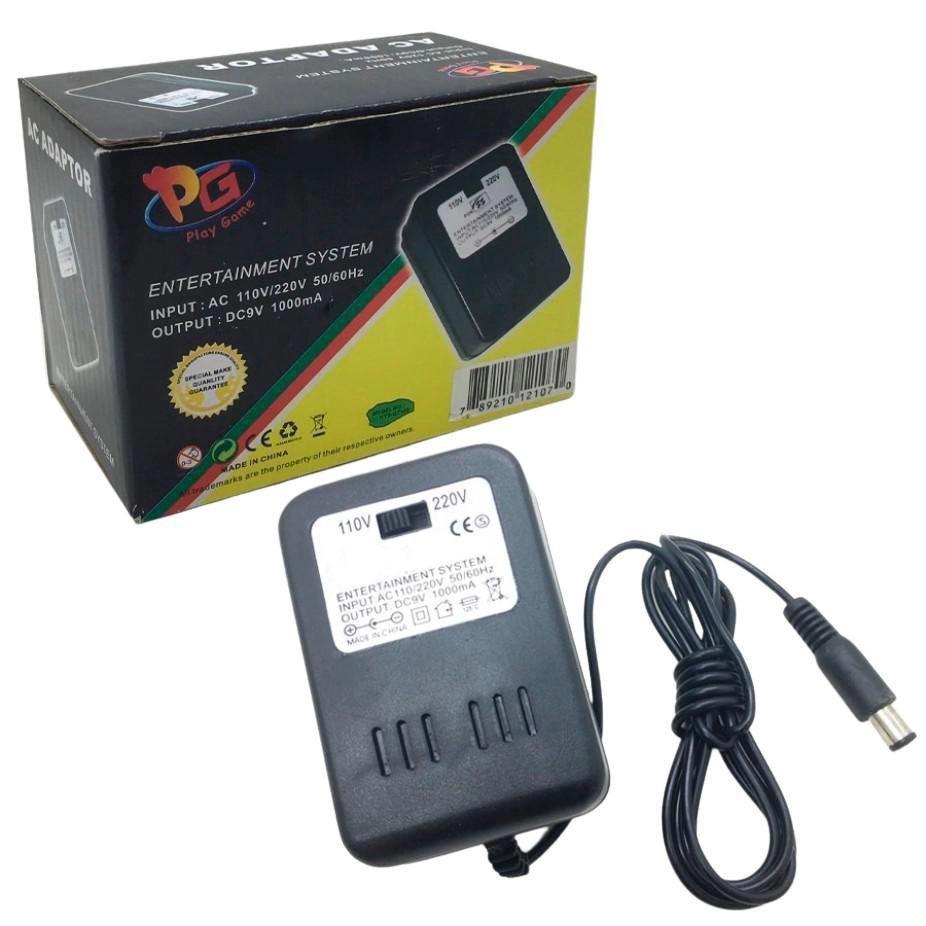 Miniatura Fonte Para Snes Nintendo Bivolt 110V 220V 9V Compatível