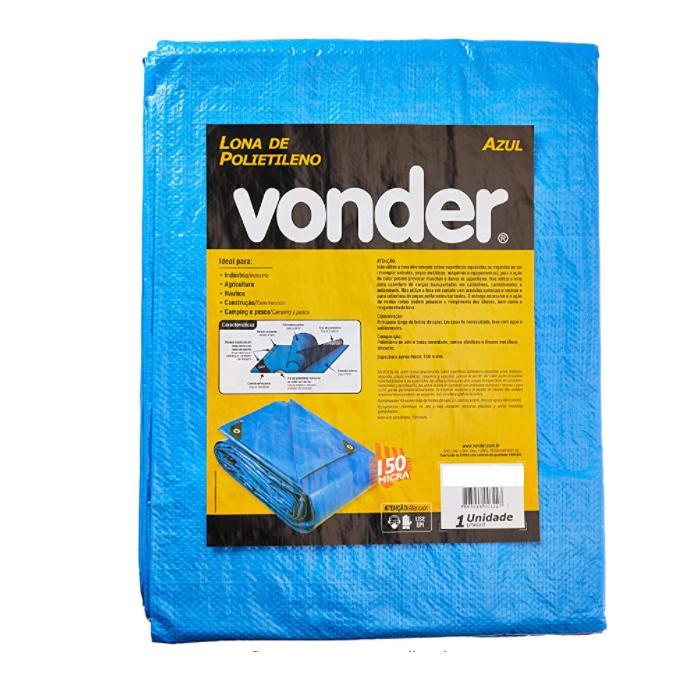 Miniatura Lona Impermeável Azul 8 X 4 Metros Piscina E Camping Vonder