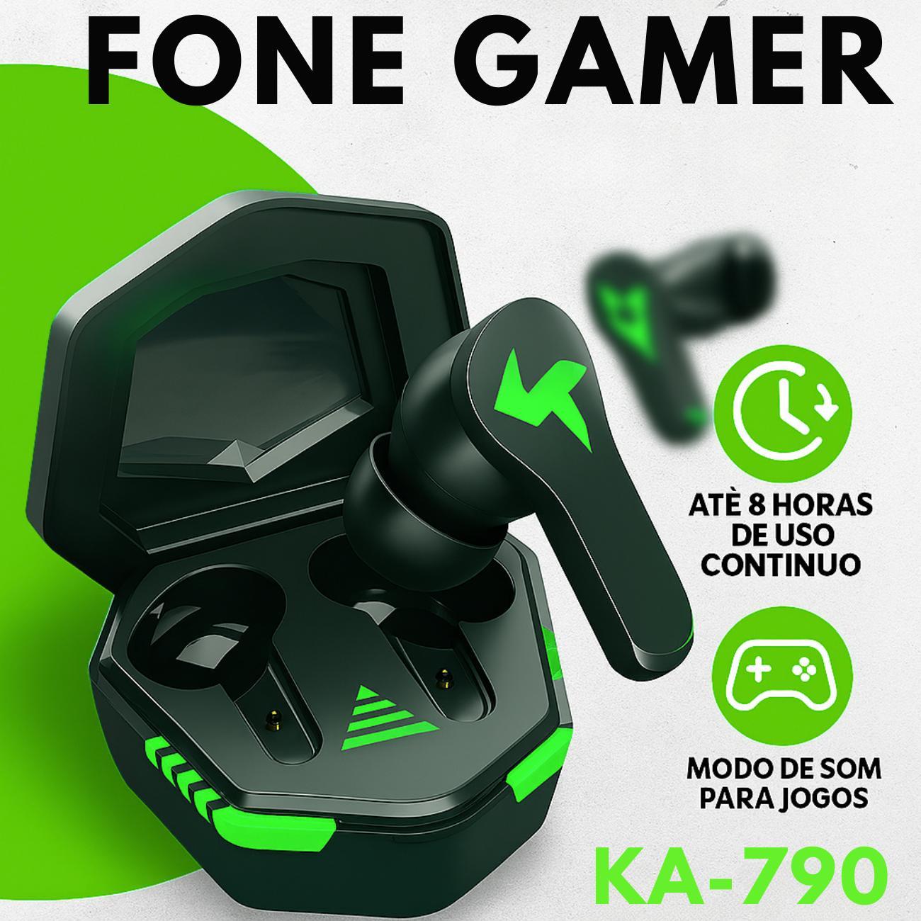 Fone Gamer Bluetooth 5.1 - Jogos Online Celular E Pc
