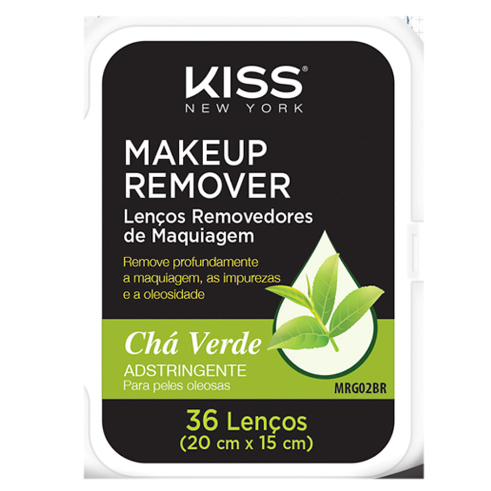 Miniatura Lenço Demaquilante RK by Kiss Rosa Chá Verde 36 Un