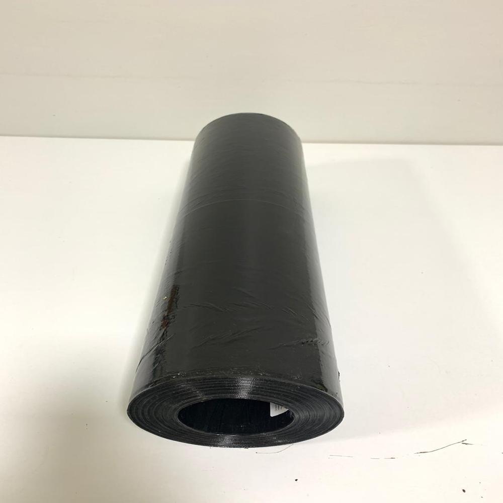 Miniatura Bobina Filme Stretch Sem Tubete 50 Cm X 500 Metros Preto