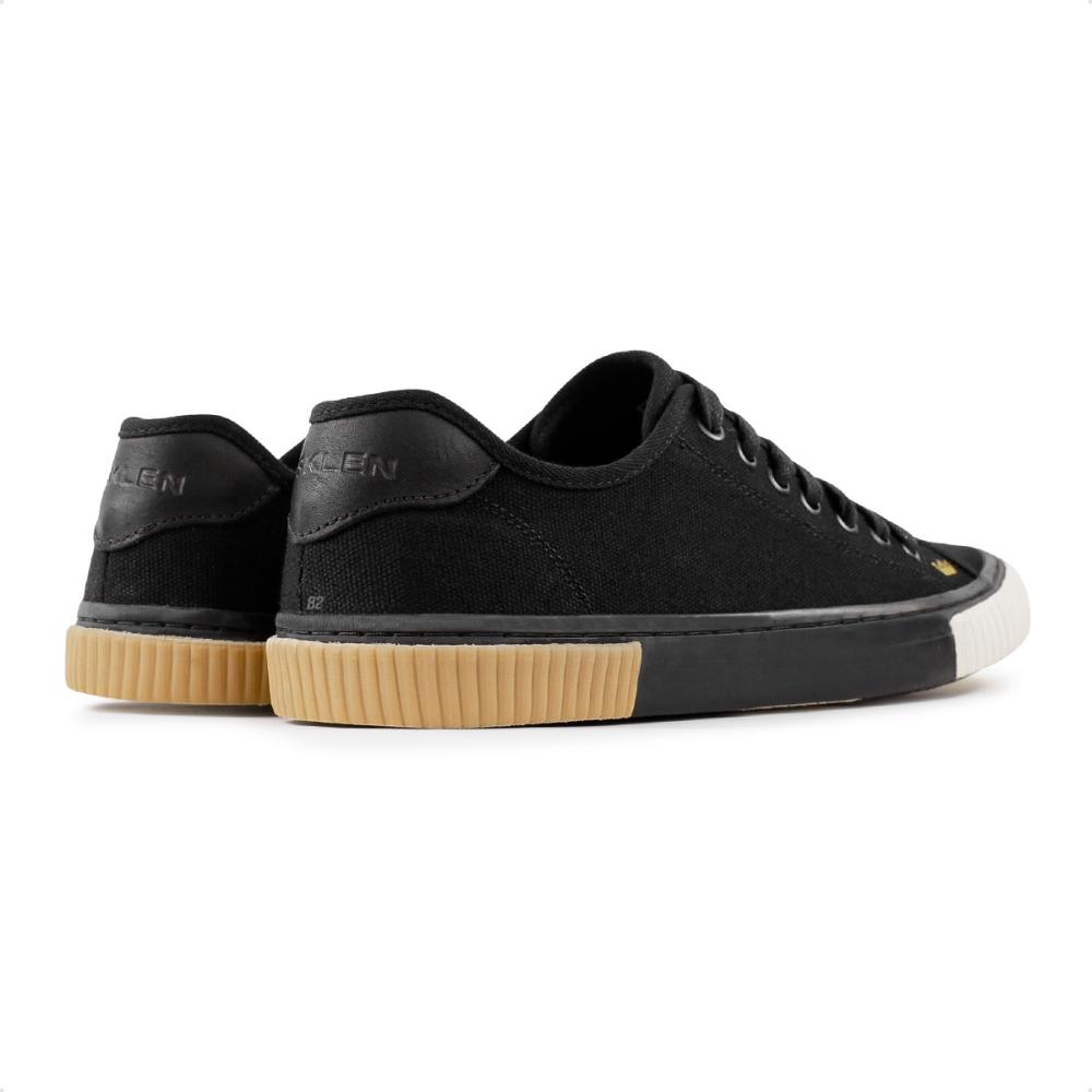 Miniatura Tênis Osklen Canvas Triple Sole Masculino Preto / Bege - 39