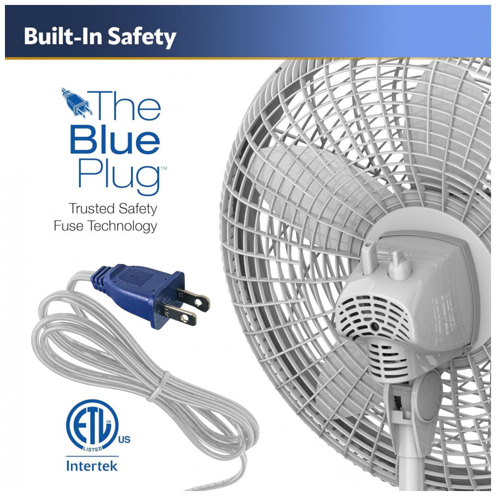 Miniatura Ventilador de Torre com Altura Ajustável e 3 Velocidades para Quarto e Sala de Estar, 110V, Lasko, Branco