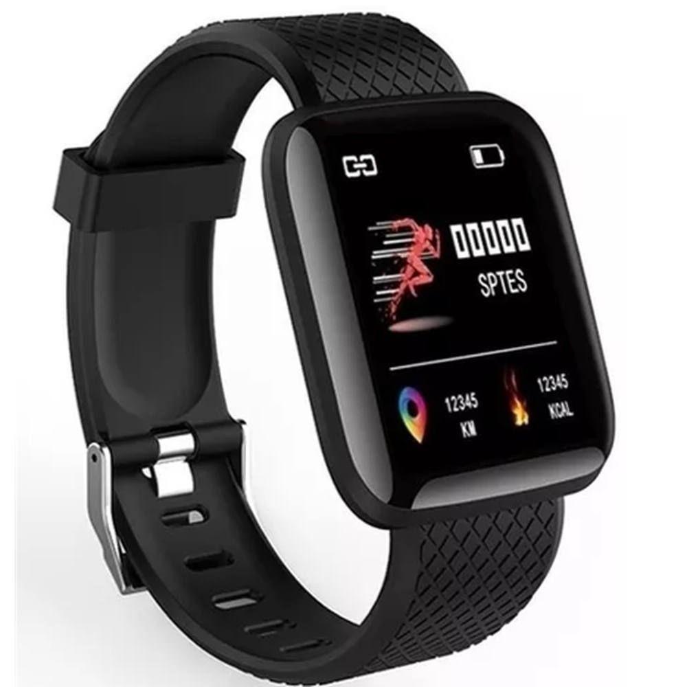 Miniatura Relógio Smartband Smartwatch D13 Notificações Bluetooth - Preto - Smart Bracelet