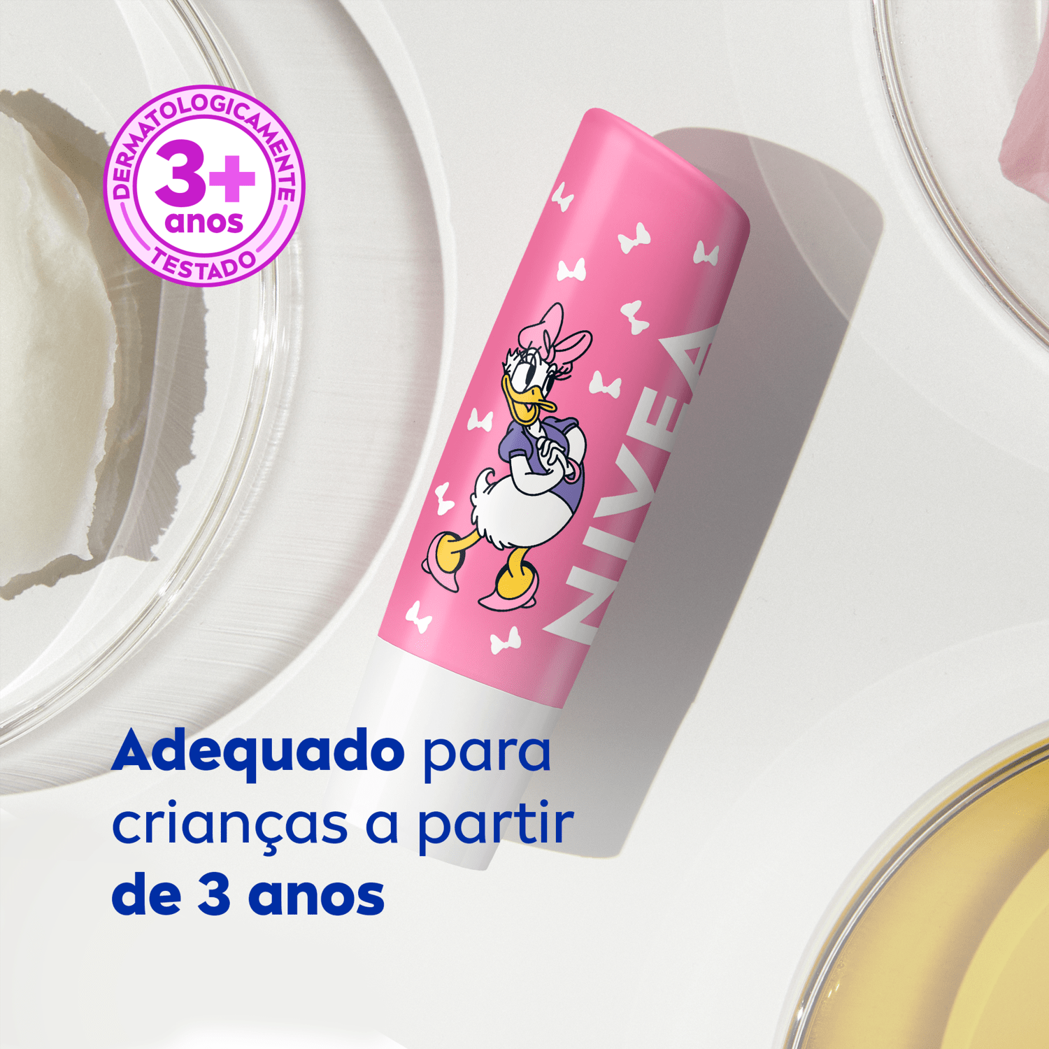 Miniatura NIVEA Disney Mickey e Amigos Doce Rosé - Hidratante Labial 4,8g