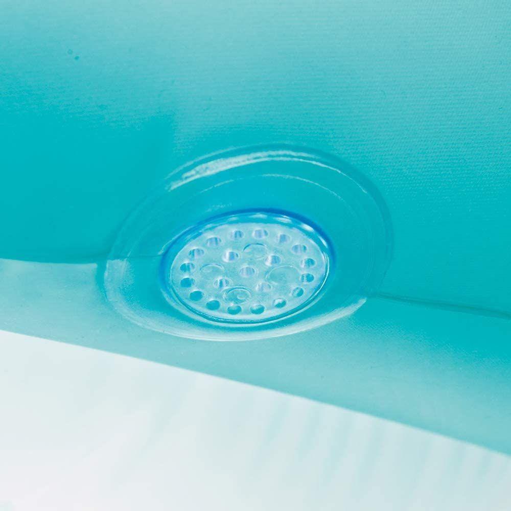 Miniatura Piscina Inflável Infantil Spray Baleia Gigante 200 Litros Intex