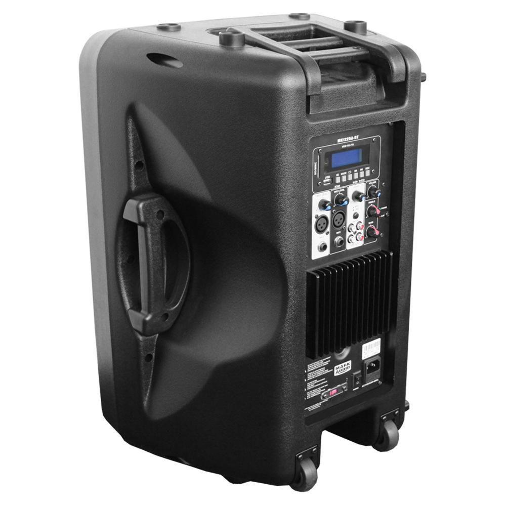 Miniatura Caixa De Som Amplificada - Ativa 12 Polegadas 200 W Rms - Mark Audio Mk1225a Bt [f108]