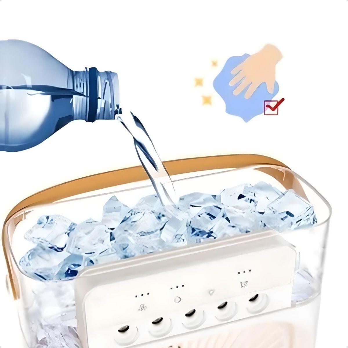 Miniatura Mini Ventilador Portátil Climatizador Umidificador De Ar