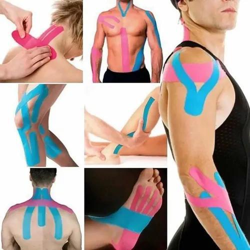 Fita Kinesio Tape Bandagem Elástica Funcional Adesiva Sports