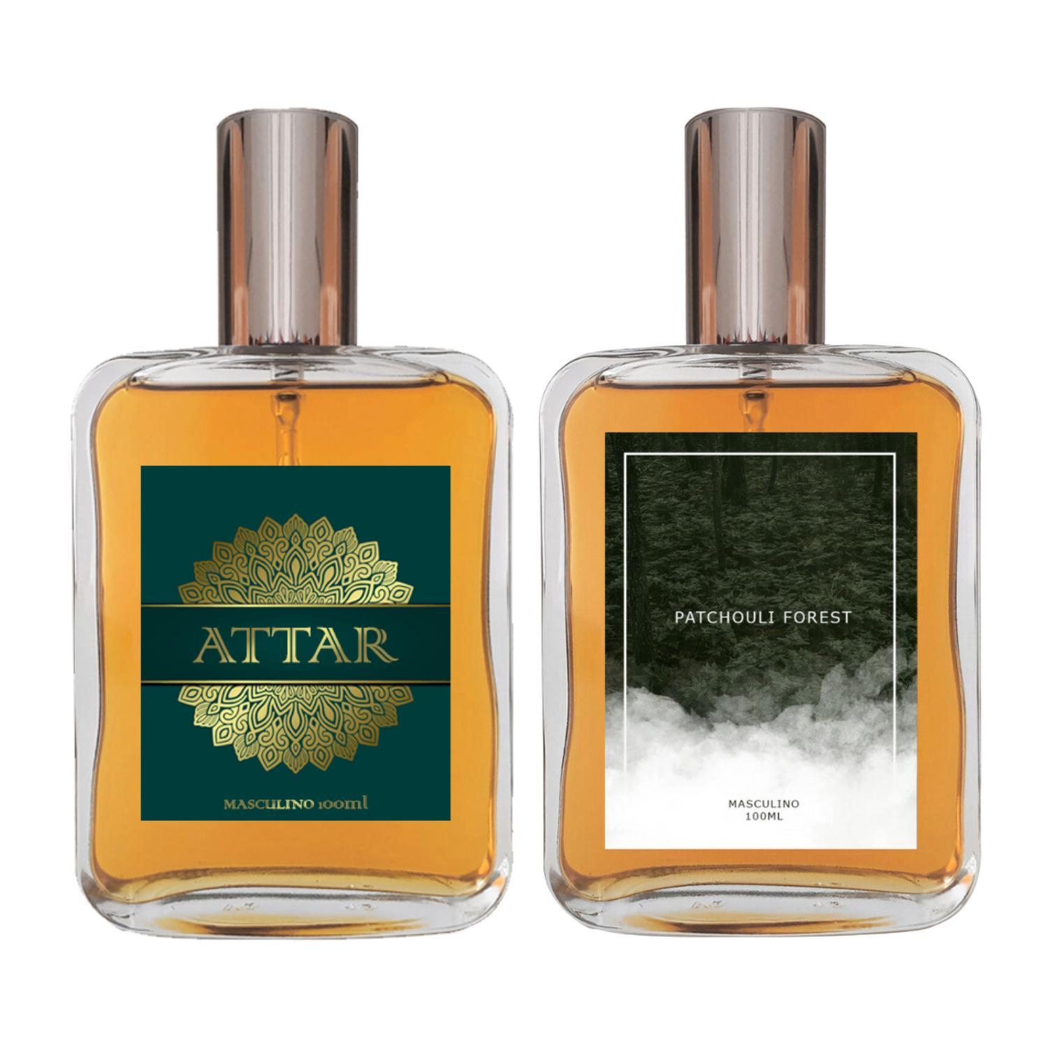 Miniatura Kit Perfume Masculino - Attar + Patchouli Forest 100Ml