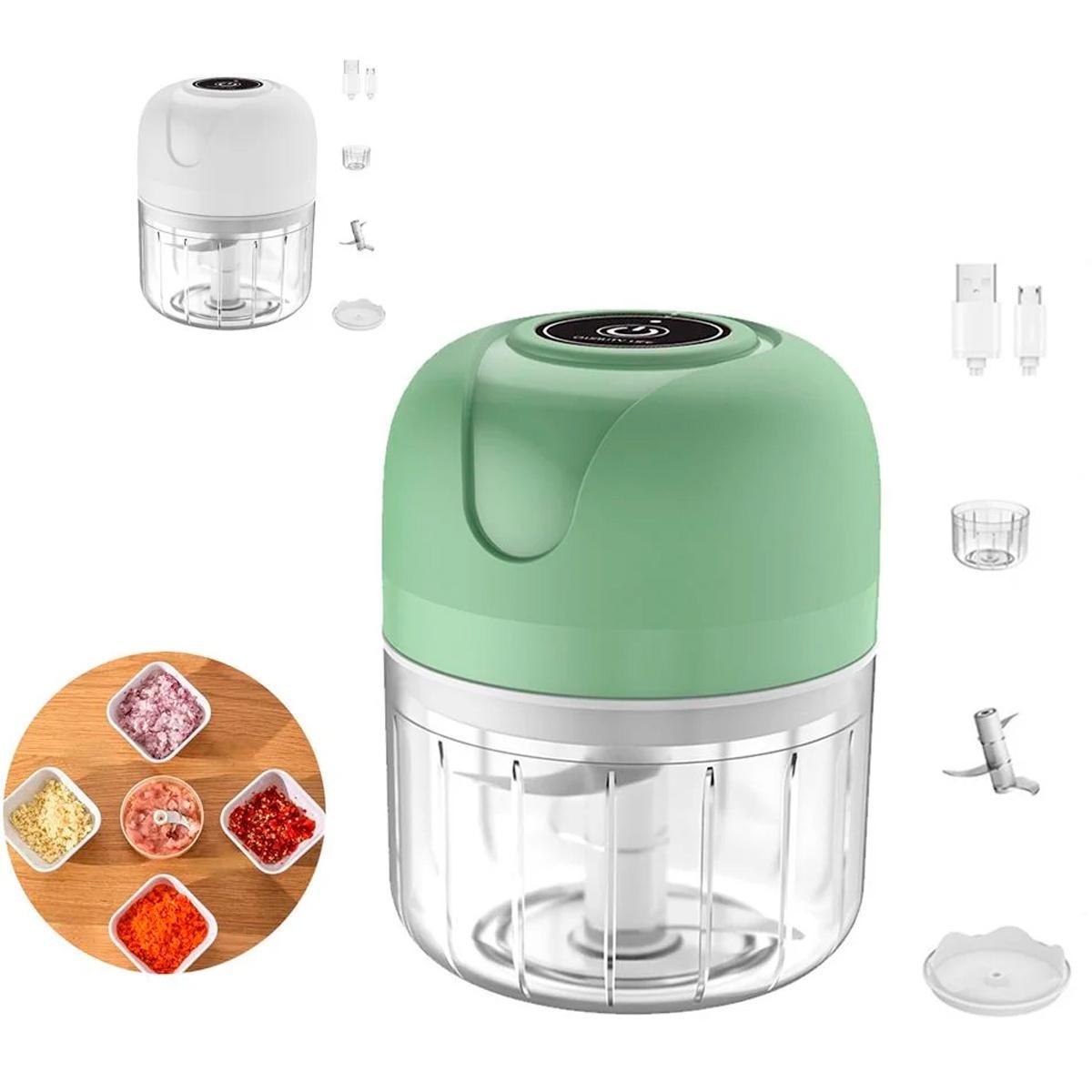 Miniatura Mini Processador Usb Para Alho E Cebola Cozinha Sem Lágrimas