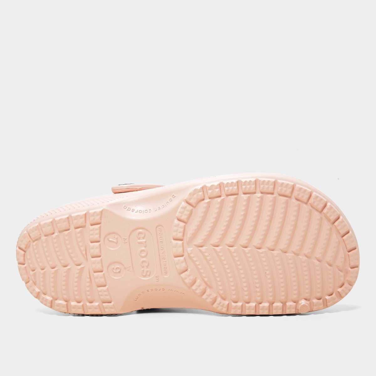 Miniatura Sandália Crocs Classic Feminina Rosa Claro - 35