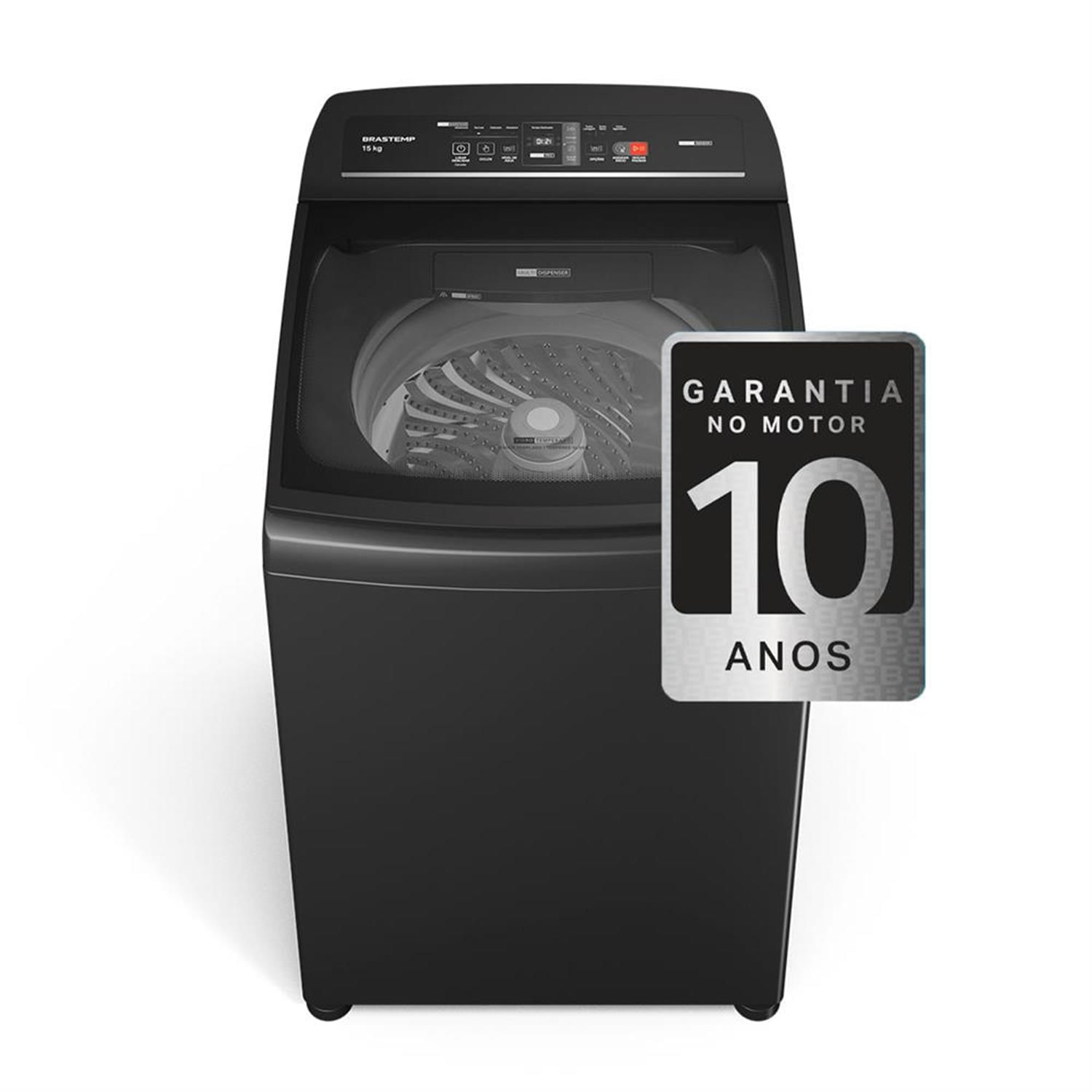 Máquina de Lavar Brastemp 15kg Cinza - BWT15A9 110V