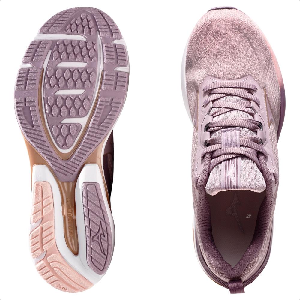 Tênis Mizuno Wave Dynasty 7 Feminino Lilas / Rosa - 35