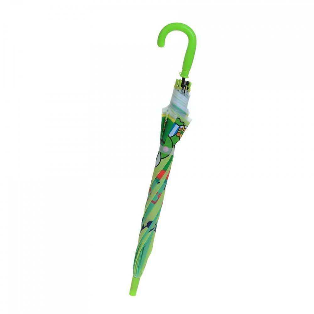 Miniatura Guarda Chuva Infantil Automático Com Estampa De Pvc Menino Ou Menina Sapo