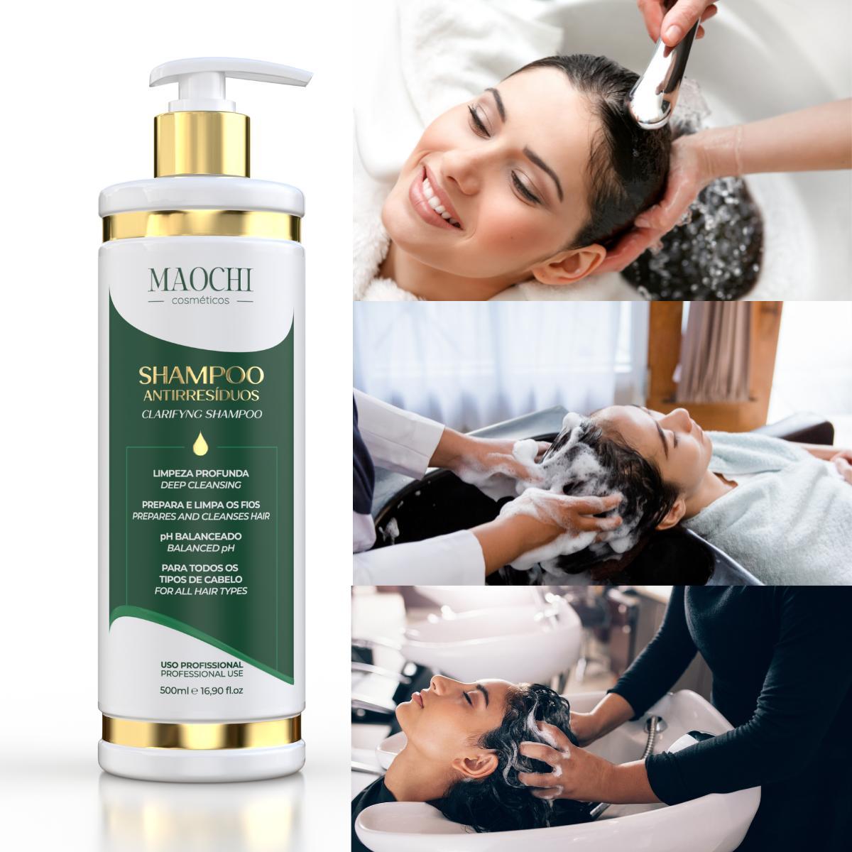 Miniatura Shampoo Antirresíduo Pré Quimica Limpeza Profunda 500Ml