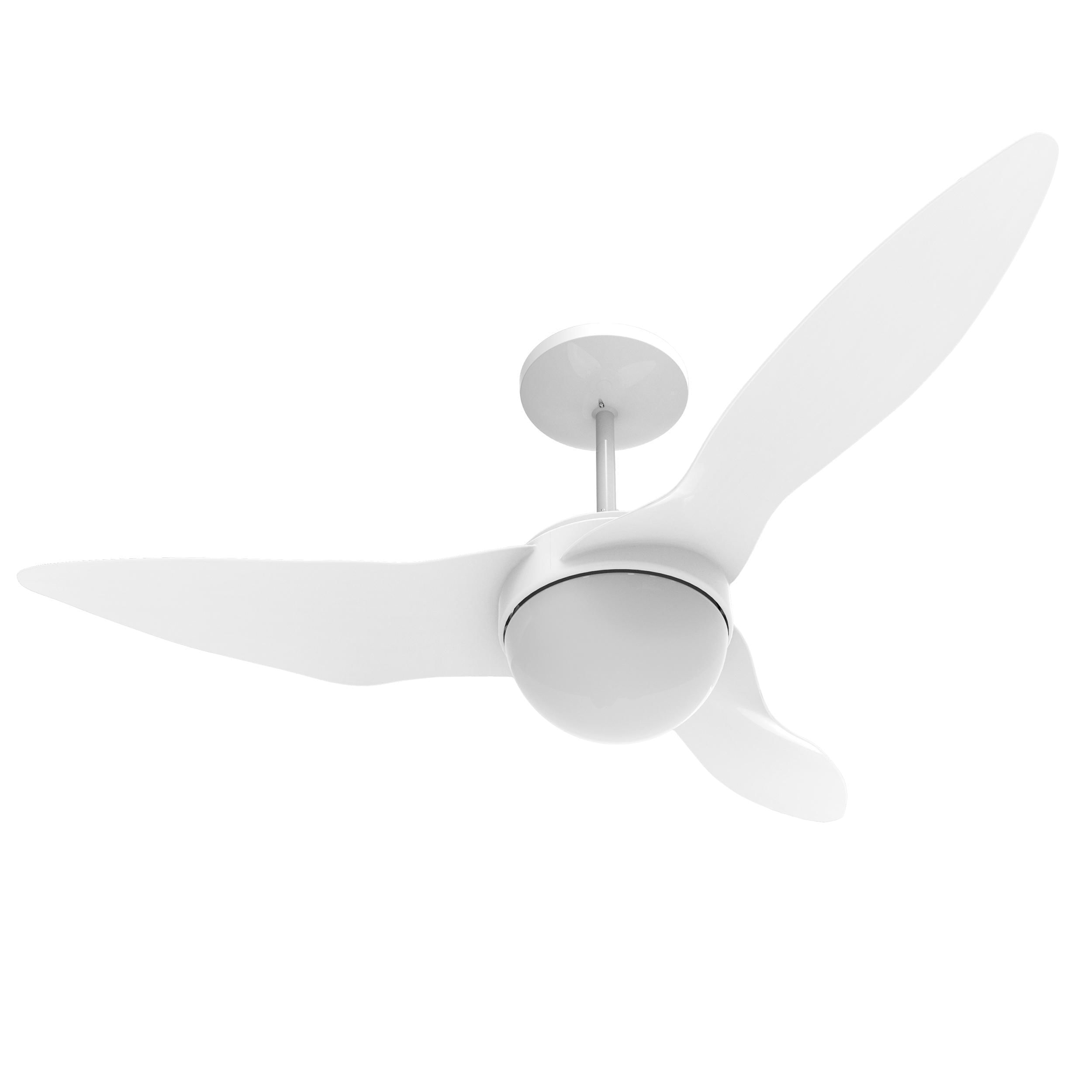 Miniatura Ventilador De Teto Aliseu Terral Branco Com Controle Remoto