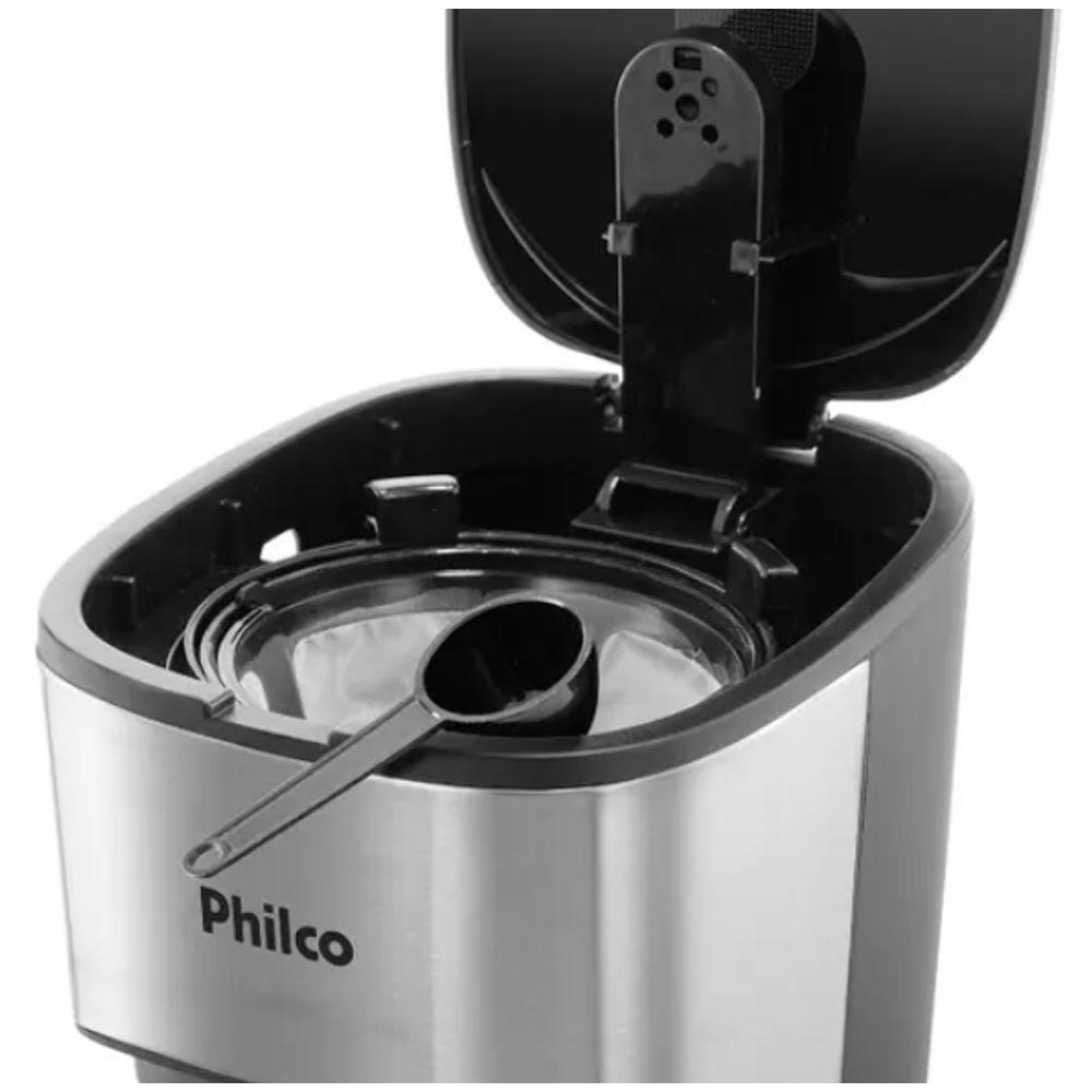 Miniatura Cafeteira Philco Compact Inox 550w 15 Xicaras 110V