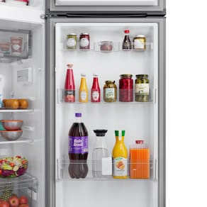 Miniatura Geladeira Brastemp BRM46MK 385 Litros Frost Free Duplex Painel Eletrônico Inox 110V