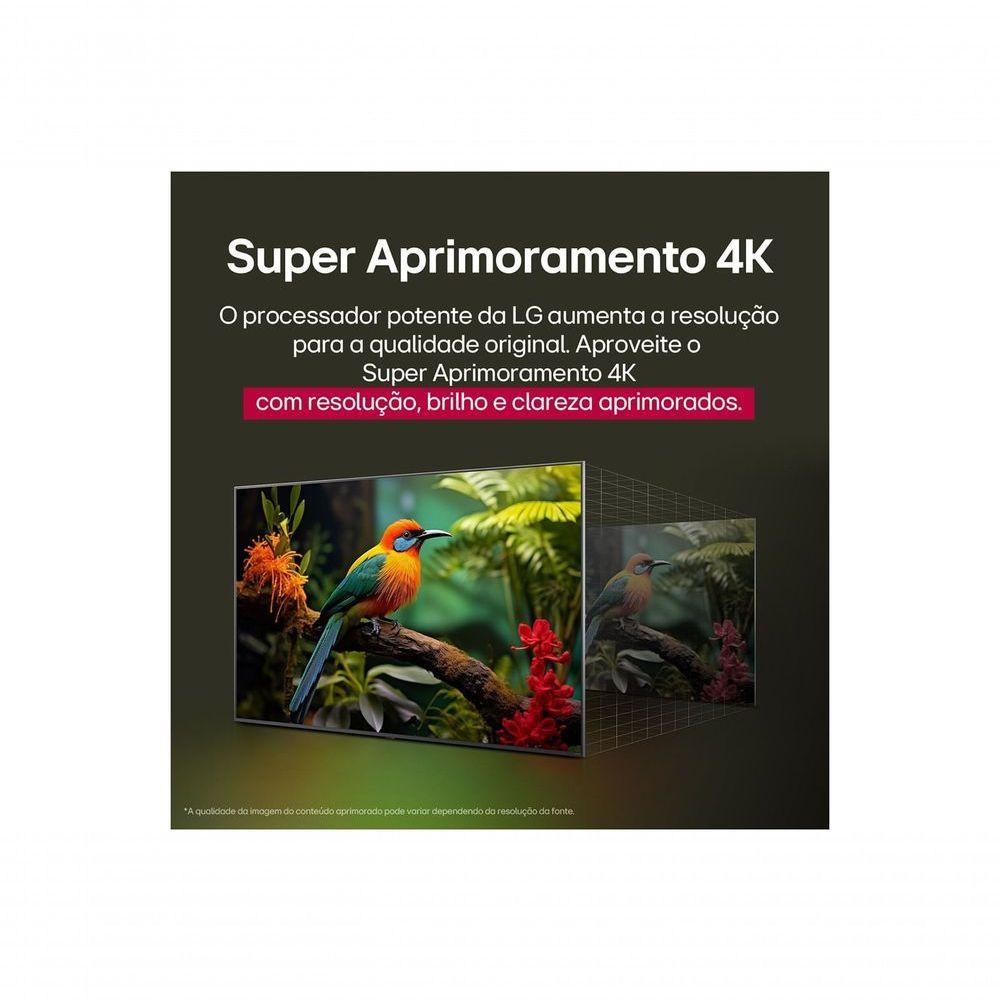 Smart TV LG UHD AI 4K 43 Polegadas UA75 2025 Processador &alpha;7 Gen8 e HDR10 Pro Bivolt