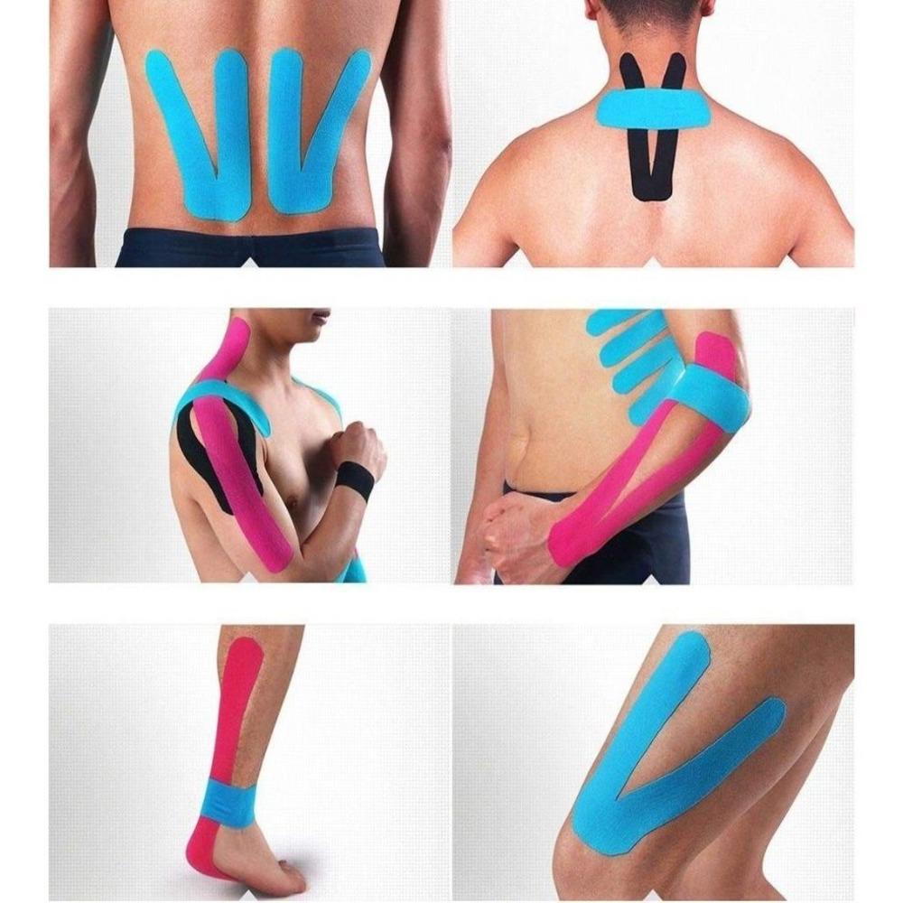 Miniatura Fita Kinesio Tape Bandagem Fisioterapia Alivio Muscular