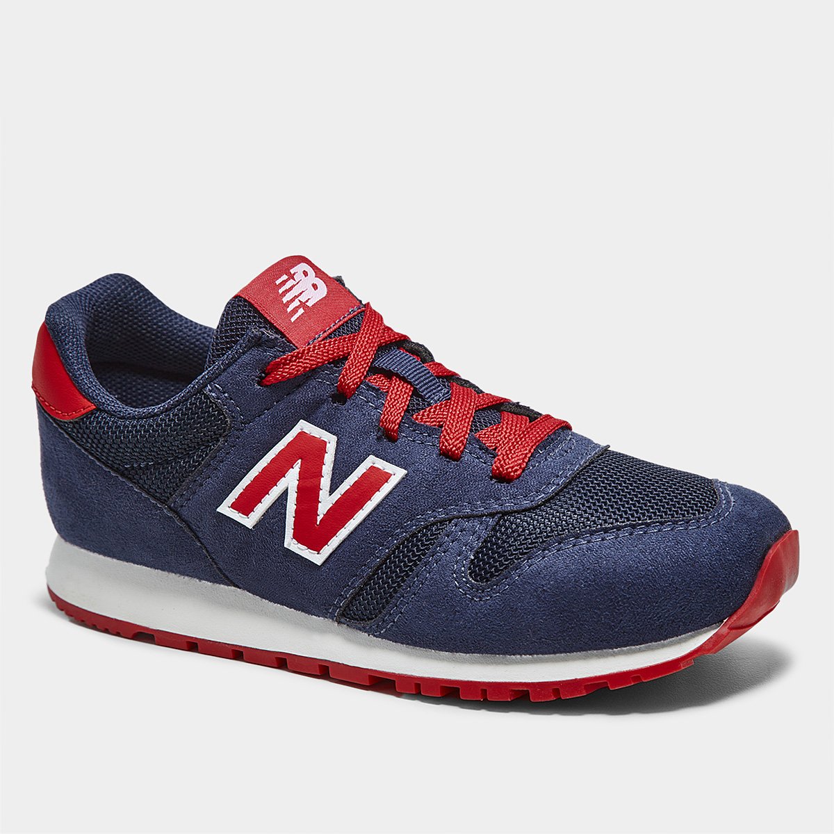 Miniatura Tênis Infantil New Balance 373 Lace Marinho+Vermelho - 27