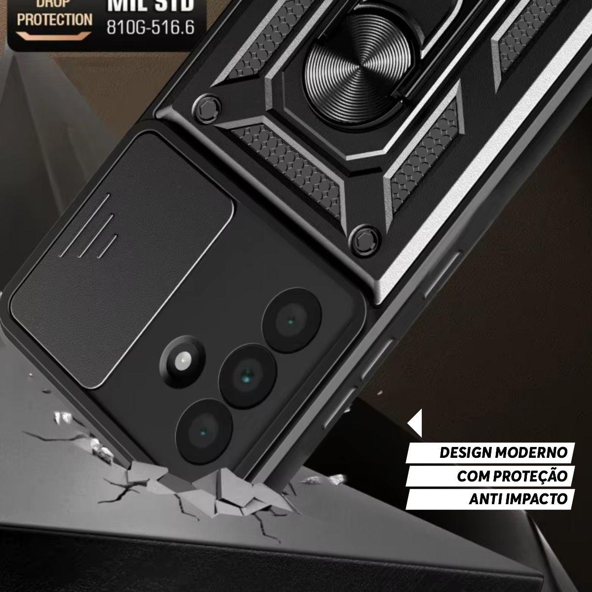 Miniatura Capa Capinha Case Para Samsung Galaxy A36 Protetora Militar