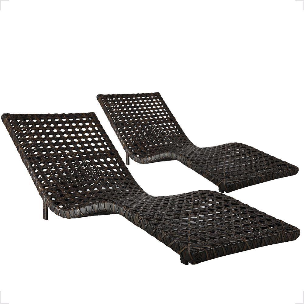 Miniatura Kit 2 Cadeiras Espreguiçadeiras Alumínio Para Bogotá pedra Ferro