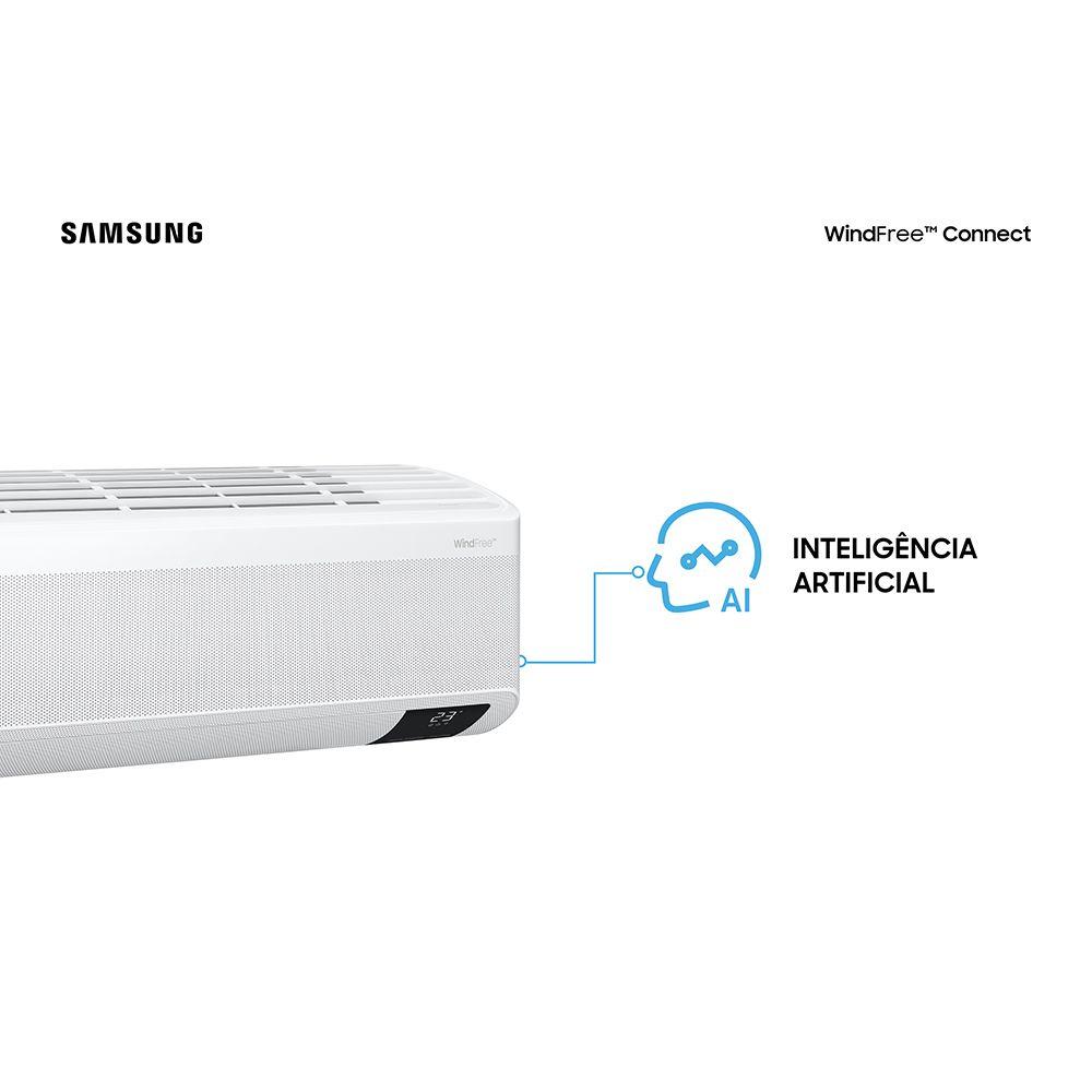 Ar Condicionado Split Inverter Samsung WindFree Connect 22000 BTUs Frio 220V AR24BVFAAWKXAZ 220v