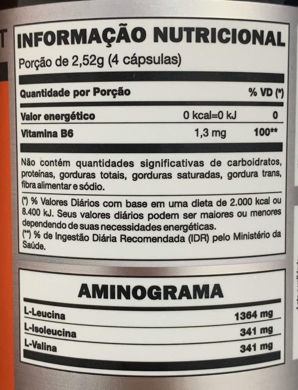 Miniatura BCAA Bodyage Unilife 180 cápsulas - Aminoácidos