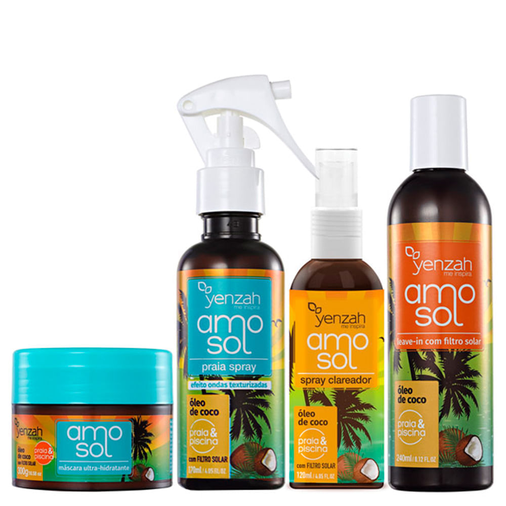 Miniatura Yenzah Amo Sol, Praia e Piscina - Máscara Ultra Hidratante 300g