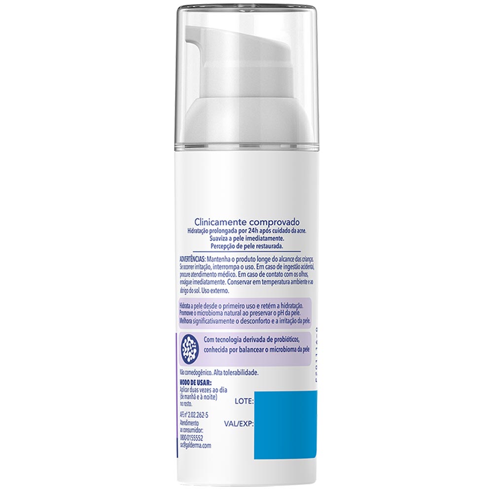 Miniatura Gel Creme Hidratante Dermotivin Benzac Oil Control Microbioma Equilibrado 50ml