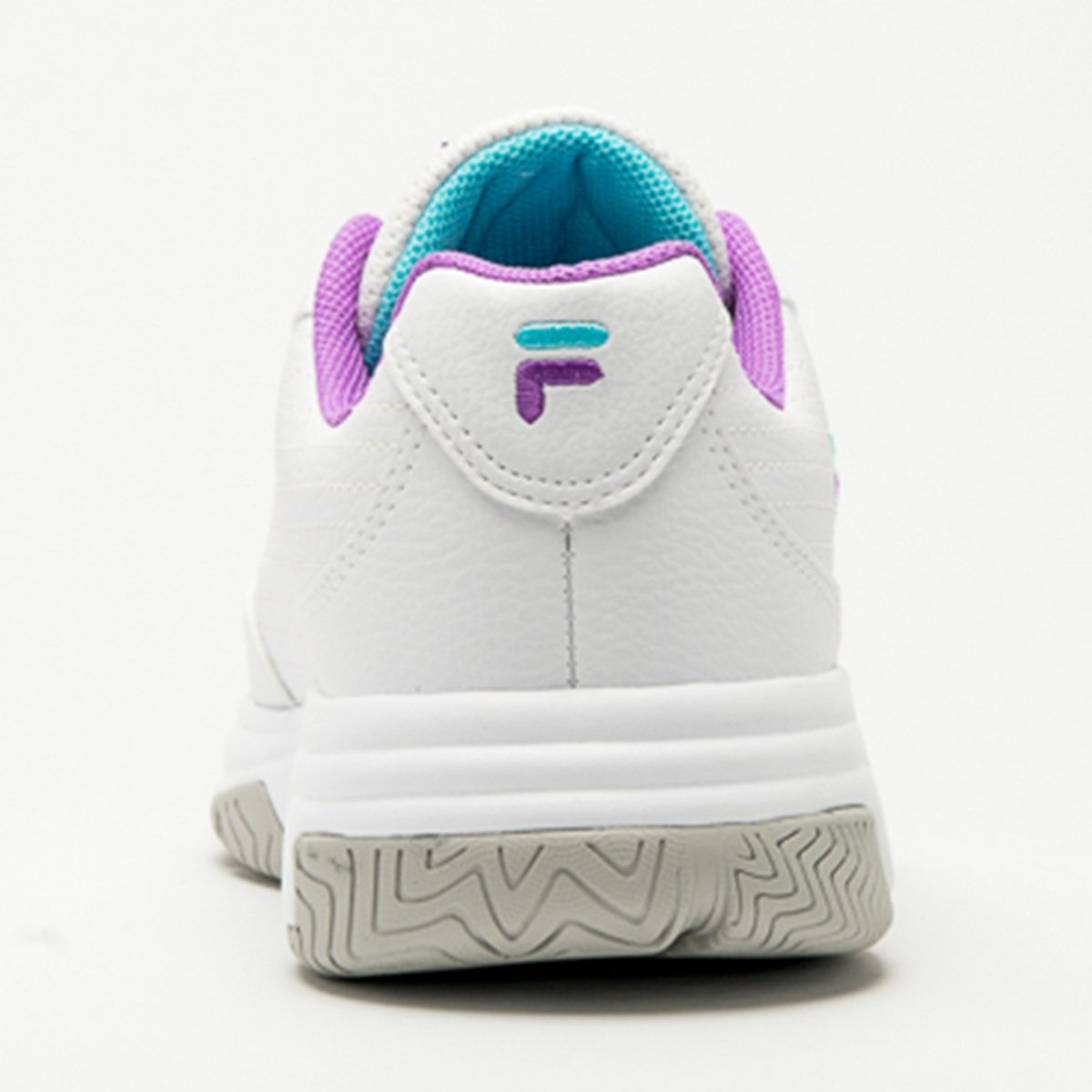 Miniatura Tênis Fila Grand Prix Feminino Branco+Roxo - 33