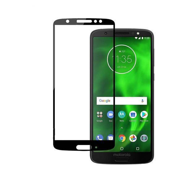 Miniatura Película De Vidro 3D 4D 5D Para Moto G6 Plus Xt1926 -  Preta