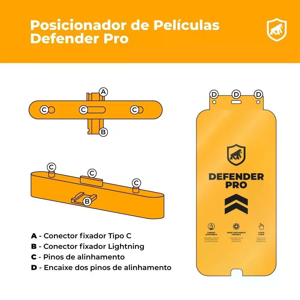 Película Para Iphone 7 Plus - Defender Pro - Preta - Gshield