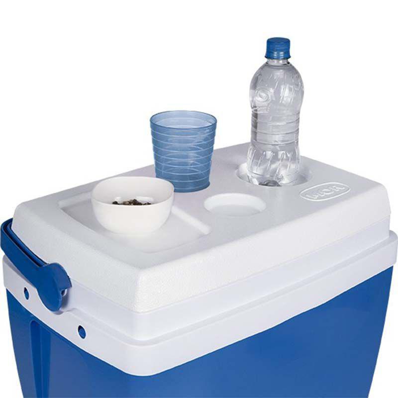 Miniatura Caixa Termica 34L Alca Gelo Comida Camping Praia Piscina