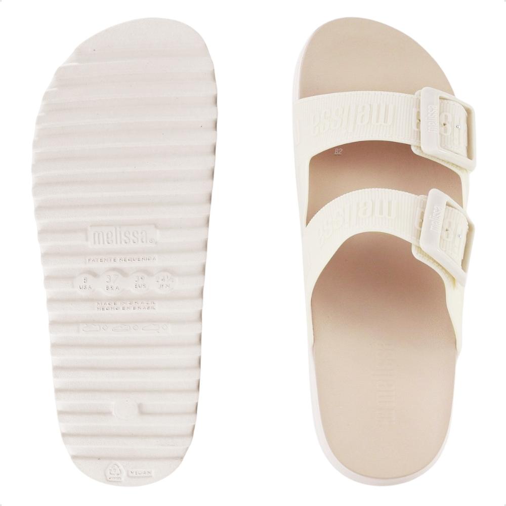 Miniatura Sandália Melissa Cozy Slide M Lover Platform Feminina Bege / Nude - 33/34
