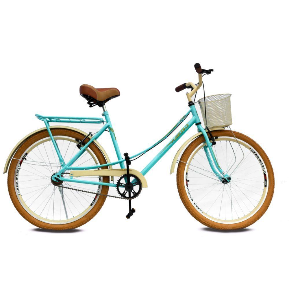 Miniatura Bicicleta Aero Aro 26 Bella Retro 359 Azul Tifanny