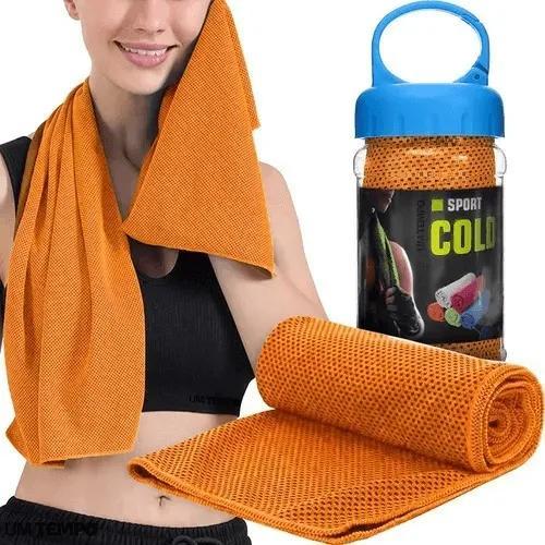 Miniatura Toalha Rosto Refrescante Fitness Seca Rápido 100% Microfibra