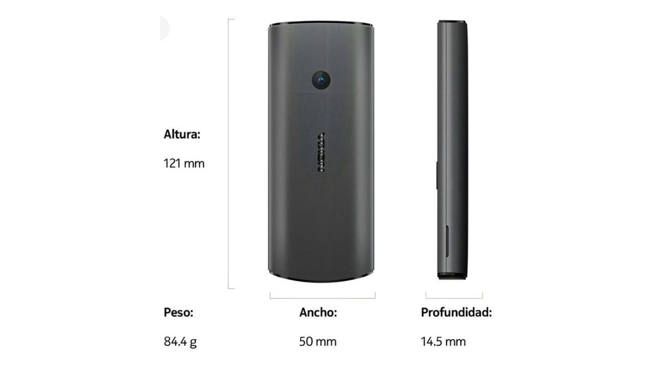 Miniatura Nokia 110 4G Dual Sim 128 Mb Preto 48 Mb Ram