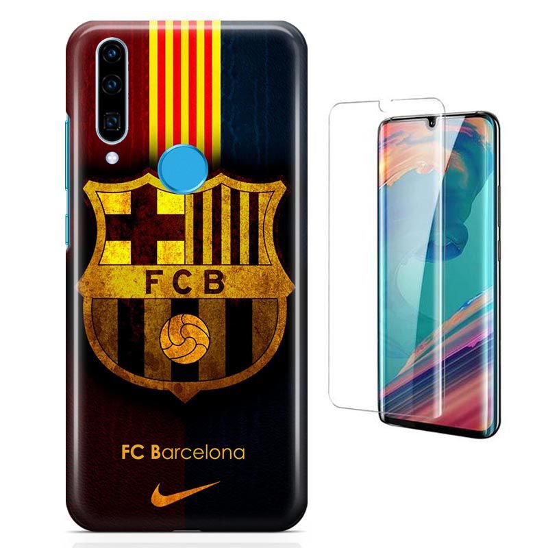 Miniatura Kit Capa Huawei P30 Lite Barcelona E Pelicula
