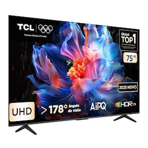 Miniatura Smart TV 75" 4K TCL 75P6K Google TV HDR10+ Processador AiPQ