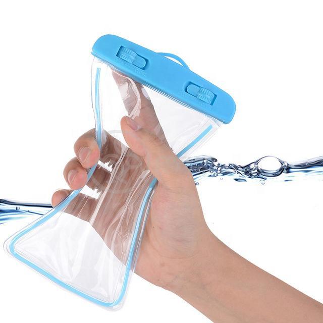 Miniatura Capa Bolsa A Prova Dágua Impermeável Universal Celular Azul
