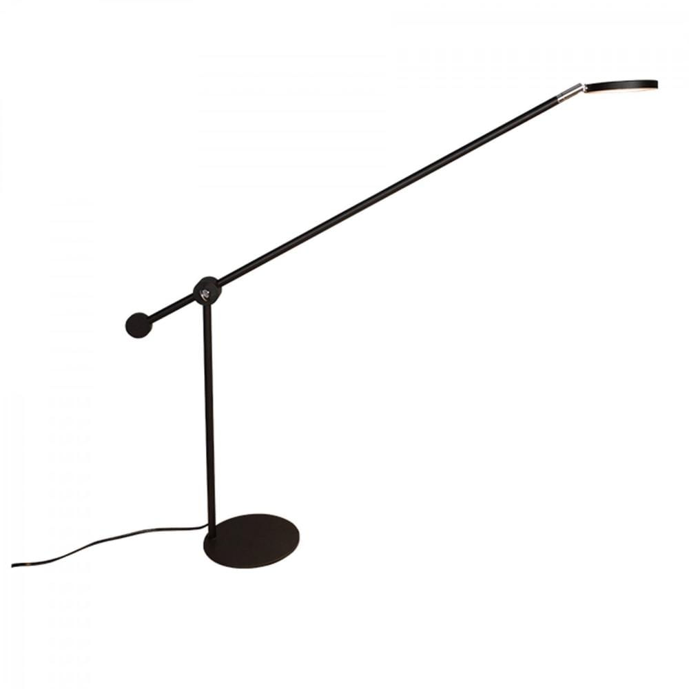 Miniatura Abajur Led Foco Regulável Irmãos Decoração Preto