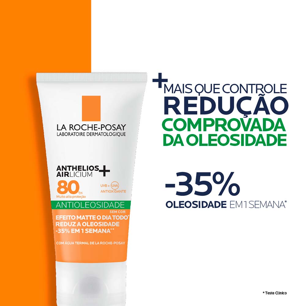 Miniatura Protetor Solar La Roche Posey Anthelios Airlicium+ FPS80 40g