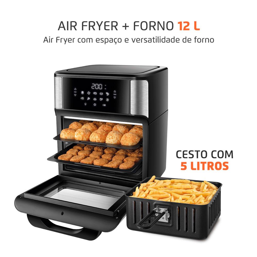 Miniatura Fritadeira Air Fryer Oven 12L Mondial AFON-12L-BI 127V 127V