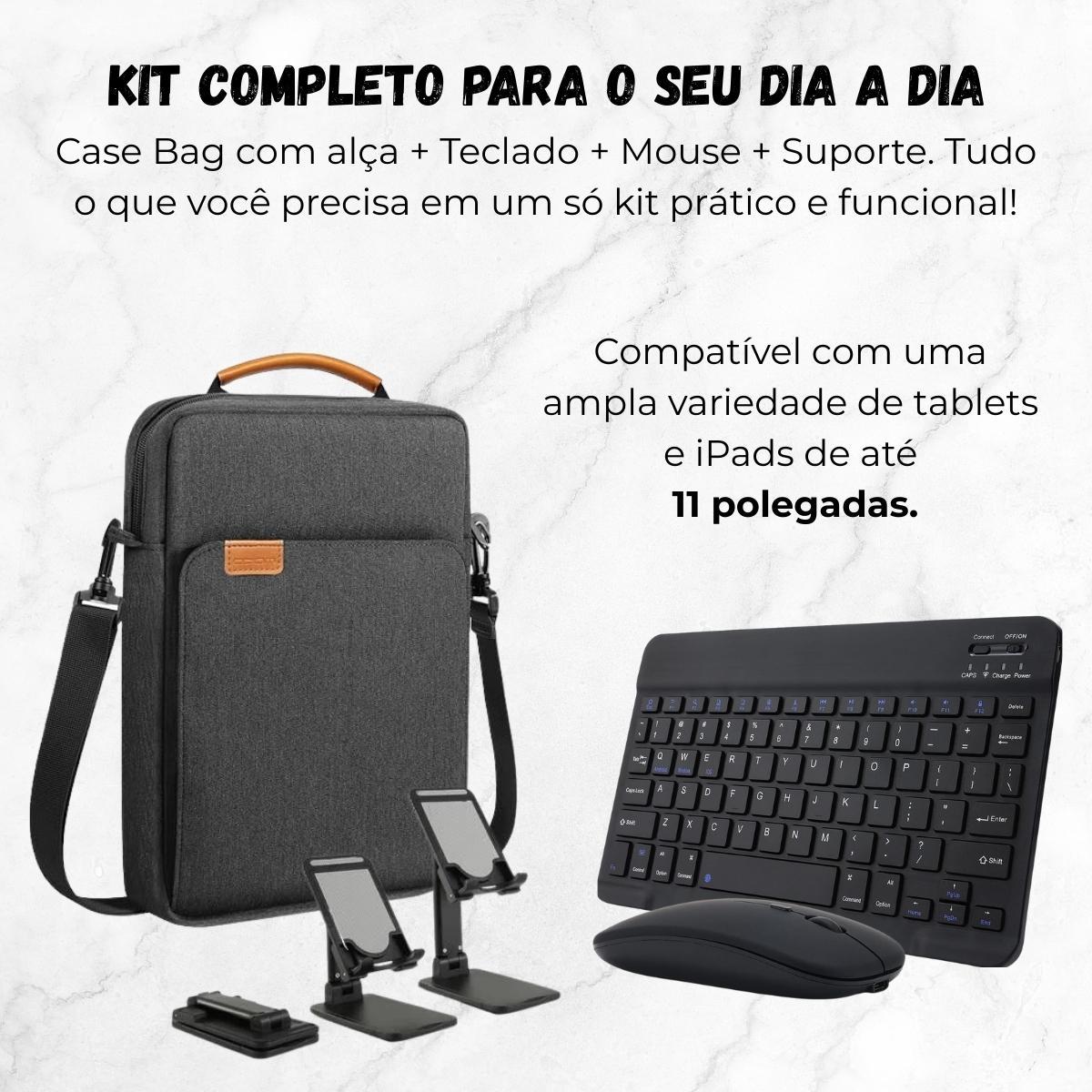 Miniatura Kit Capa + Teclado Sem Fio + Suporte Para Tablet Lenovo P11