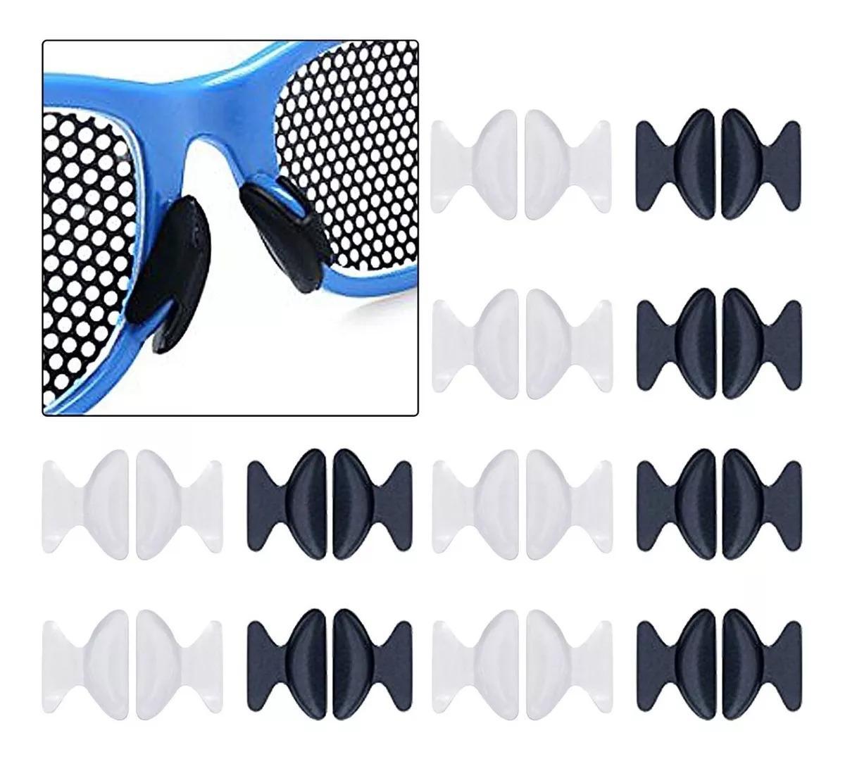 Plaqueta Silicone Acetato Óculos Preta Lua 3,5mm
