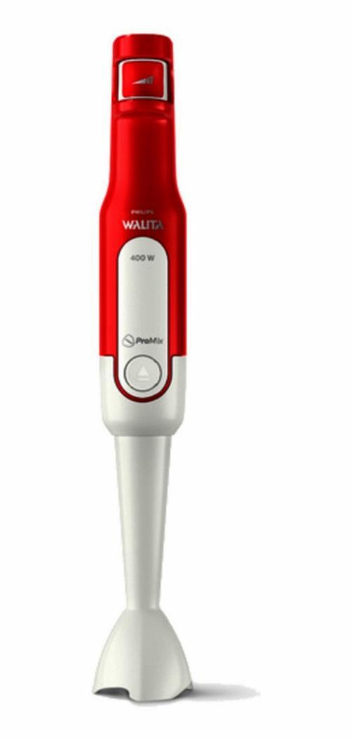 Miniatura Mixer Philips Walita Daily Collection 400W Vermelho Ri2622