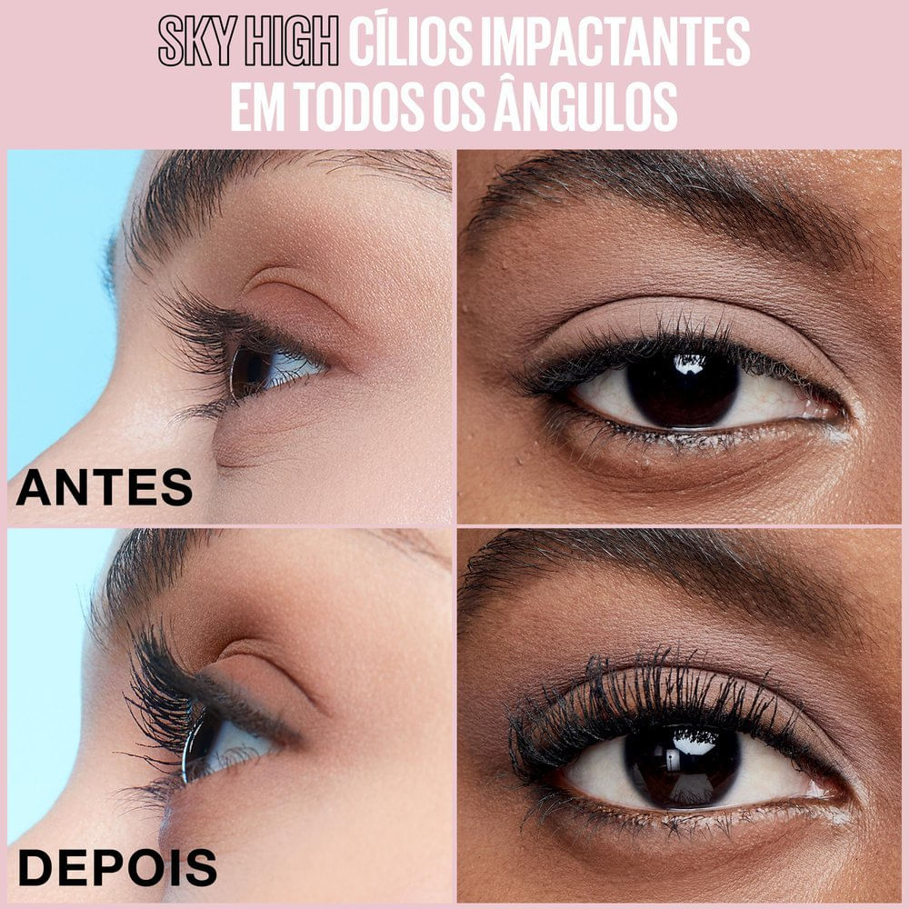 Miniatura Máscara De Cílios Maybelline Ny Lash Sensational Sky High Lavável 7,2ml